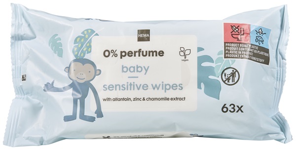 HEMA Baby sensitive wipes 0% perfume